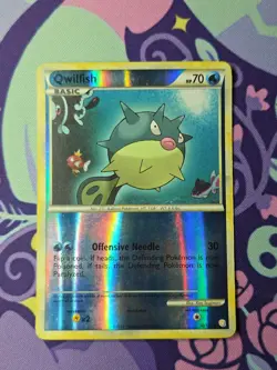 Pokemon TCG HeartGold & SoulSilver Qwilfish 50/123 Reverse Holo Lightly Played - Image 1