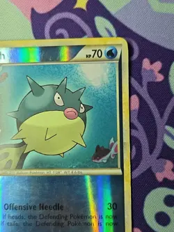Pokemon TCG HeartGold & SoulSilver Qwilfish 50/123 Reverse Holo Lightly Played - Image 3