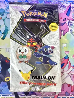 Pokemon TCG First Partner Pack (Alola) 3 Oversize Cards + 2 Booster Packs Sealed - Image 1