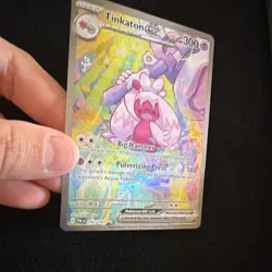 Pokemon Tinkaton ex 262/193 Sv02 Paldea Evolved Illustration Rare Full Art Holo - Image 2