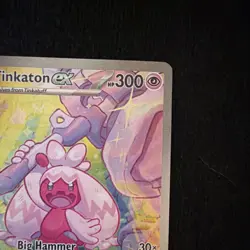 Pokemon Tinkaton ex 262/193 Sv02 Paldea Evolved Illustration Rare Full Art Holo - Image 3