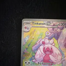 Pokemon Tinkaton ex 262/193 Sv02 Paldea Evolved Illustration Rare Full Art Holo - Image 4