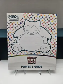 SCARLET & VIOLET 151 Players Guide - SNORLAX Cover ETB Booklet - Pokemon TCG - Image 1
