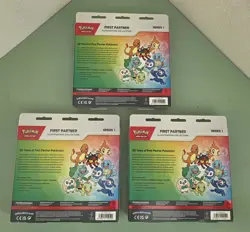 3X Pokemon TCG First Partners Illustration Collection Series 1 - Image 2