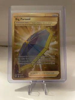 Pokemon Big Parasol Secret Rare Full Art Holo Swsh03 Darkness Ablaze 199/189 EN - Image 2