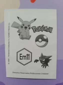 *MISCUT* 2024 POKEMON Last Evolution Sticker #E11 PIKACHU Blue Holo Foil - Image 2