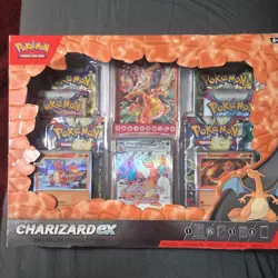 Pokemon Charizard EX Premium Collection Box Charmander Charmeleon Promo Booster - Image 1