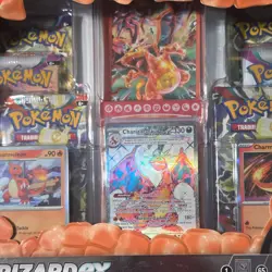 Pokemon Charizard EX Premium Collection Box Charmander Charmeleon Promo Booster - Image 3