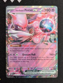Team Rocket's Mewtwo ex - 079/217 ME: Ascended Heroes Pokemon NM Holo - Image 1