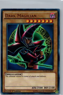 Dark Magician (B) UR King of Games: Yugi's Legendary Decks YGLD-ENB02 LP-NM - Image 1