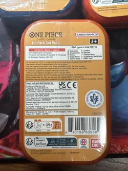 One Piece OP13 Vol 2 "Carrying on his Will" Mini Tin Sealed 3 Tin Set, - Image 3