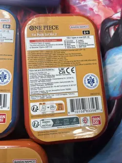 One Piece OP13 Vol 2 "Carrying on his Will" Mini Tin Sealed 3 Tin Set, - Image 5
