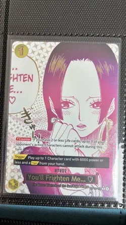 One Piece TCG - You'll Frighten Me... OP04-118 R AA - Boa Hancock - NM/Mint! - Image 1