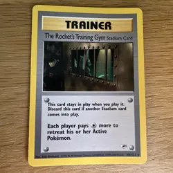 Pokemon TCG the Rocket's Training Gym Heroes Card 104/132 NM- - Image 1