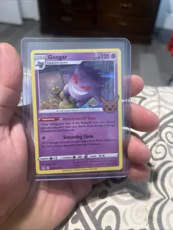 Pokemon TCG Trick or Trade Gengar Card Cosmos Holo Rare, Near Mint Condition - Image 1