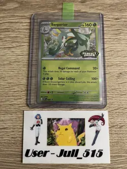 Pokemon TCG Card Serperior MEP 064 Pre-Release Promo - Perfect Order Pack Fresh - Image 4