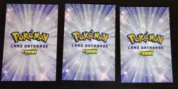 GASTLY X HAUNTER X GENGAR LOT - POKEMON CARD DATABASE SHINY HOLO - Image 2