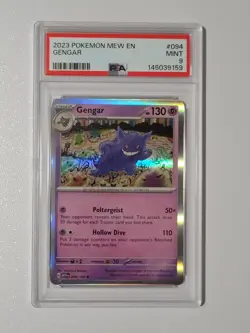 Gengar Pokemon Mew En-151 094 NM PSA 9 - Image 1