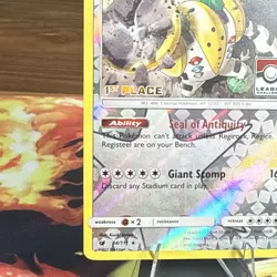 Regigigas 1st Place 84/111 Pokemon TCG League Challenge Promo - Image 4