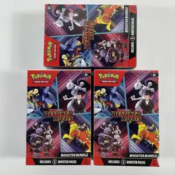 3 Pokemon Destined Rivals Booster Bundle Factory Sealed (18 Packs) - Image 1