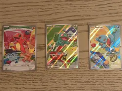 Pokemon TCG First Partner Illustration Collection Series 1 GEN 1 Starters - Image 1