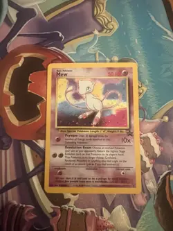 Mew - Wizards Black Star Promo - #9 - Holo - English - Pokemon TCG **SWIRL** - Image 1