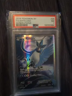 2016 Pokemon Xy Generations Fa Articuno #25 PSA 7 - Image 1
