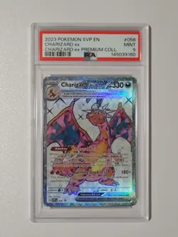 2023 POKEMON SVP EN-SV BLACK STAR PROMO #056 CHARIZARD EX PSA 9 - Image 1