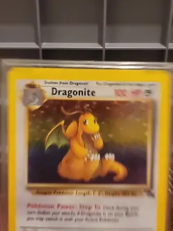 Pokemon TCG Dragonite 4/62 Fossil Unlimited Holo Rare - Image 3