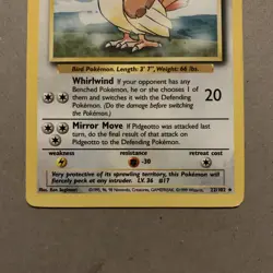 Pokemon TCG | Pidgeotto 22/102 | Base Set Rare | Lightly Played - Image 3