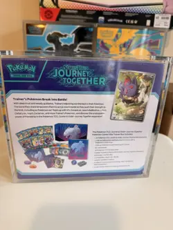 Pokemon Journey Together Pokemon Center Elite Trainer Box + Acrylic Case - Image 2