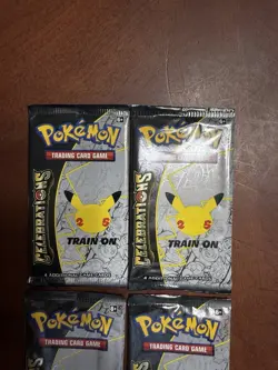 Pokemon TCG: Sword & Shield- (4) CELEBRATIONS Booster Packs- NEW/FACTORY SEALED - Image 2