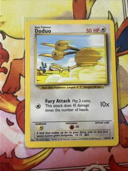 Pokemon Doduo Base Set 48/102 LP - Image 1