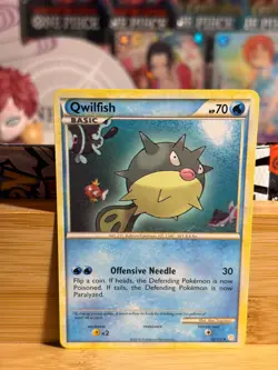 QWILFISH 50/123 HeartGold & SoulSilver Uncommon Pokemon TCG Lightly Played - Image 1
