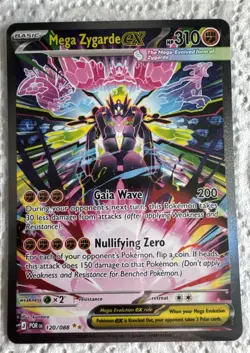 Mega Zygarde Ex 120/088 - SIR Perfect Order Pokemon Card Pack Fresh - Image 1