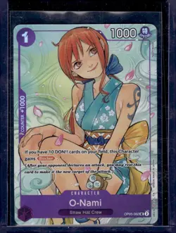One Piece Promotion Cards #OP05-062 O-Nami (Illustration Box Vol.1) - Image 1