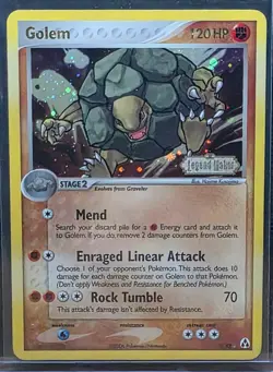 Pokemon Golem 6/92 EX Legend Maker Reverse Holo Rare Card - Image 1