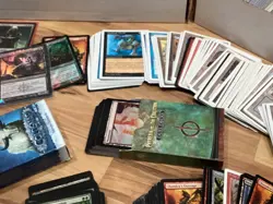 LARGE Card Lot Vintage Magic the Gathering White / Black Border + More - Image 4