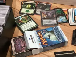 LARGE Card Lot Vintage Magic the Gathering White / Black Border + More - Image 5