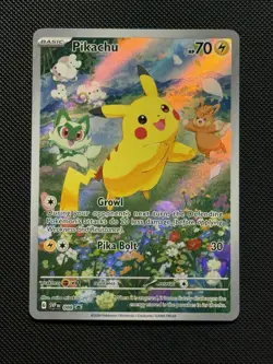 Pokemon Card TCG Pikachu SVP 088 Black Star Promo 88 Paldea Adventure Chest NM F - Image 1