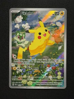 Pokemon Card TCG Pikachu SVP 088 Black Star Promo 88 Paldea Adventure Chest NM G - Image 1