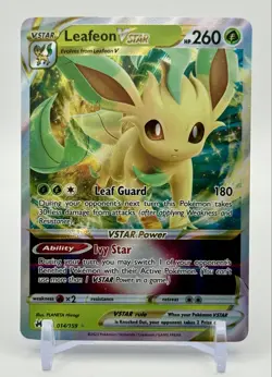 Leafeon VSTAR SWSH195 SWSH: Sword & Shield Promo Cards Holo-NM - Image 1
