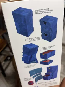 Gamegenic Stronghold 200+ XL Blue convertible deck box - Image 3