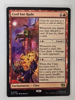 Cool but Rude R Teenage Mutant Ninja Turtles 89 NM - Image 1