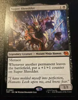 Super Shredder 0083 Mythic Teenage Mutant Ninja Turtles Magic: The Gathering - Image 1
