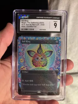 Sol Ring (Confetti Foil) - Secret Lair Drop Furby - CGC Mint 9 - Image 1
