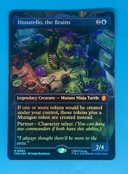 Donatello, the Brains (0002) (Borderless) Commander: Foil - Image 1