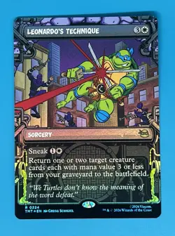 Leonardo's Technique (Showcase) Teenage Mutant Ninja Turtles Foil - Image 1