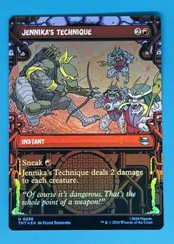 Jennika's Technique (Showcase) Teenage Mutant Ninja Turtles Foil - Image 1