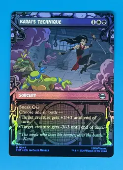 Karai's Technique (Showcase) Teenage Mutant Ninja Turtles Foil - Image 1